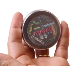 24 adhésifs ronds 40 mm transparents à imprimer