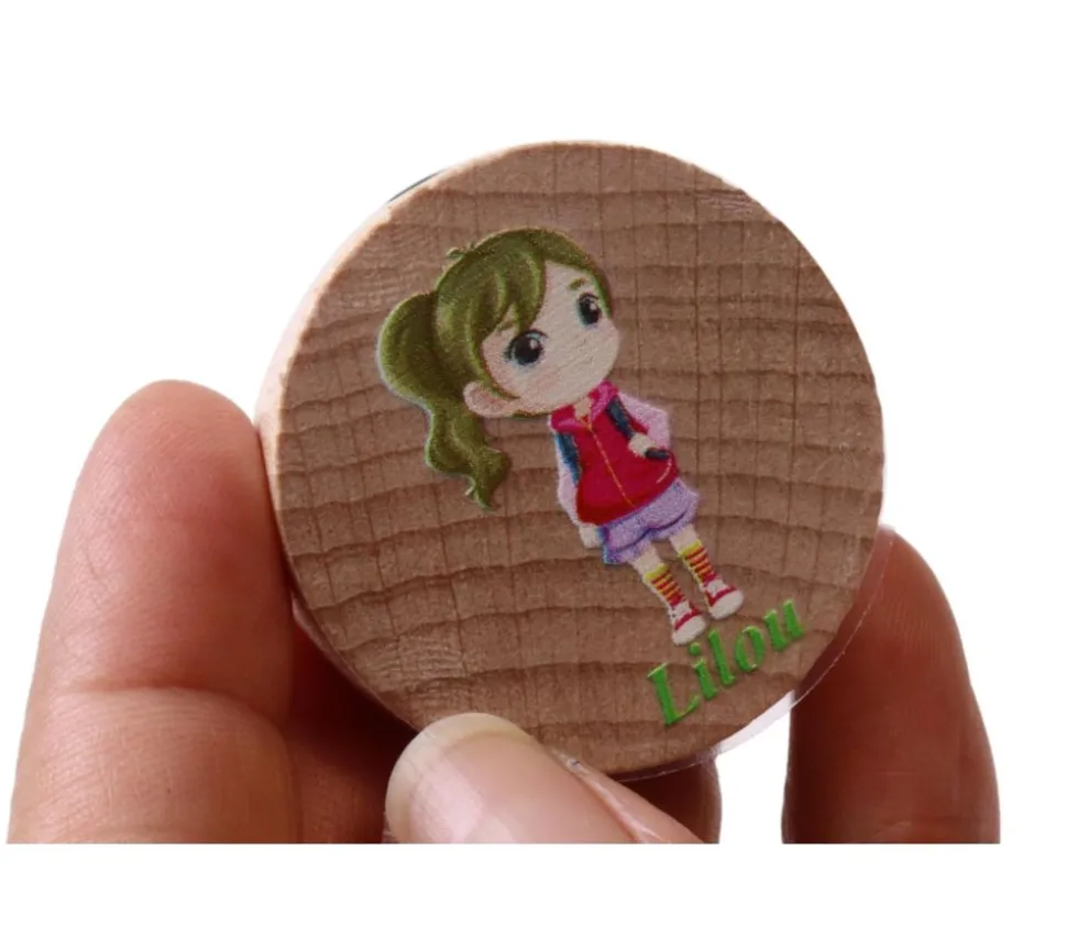 24 adhésifs ronds 40 mm transparents à imprimer