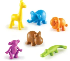 72 Animaux sauvages multicolores environ 3 cm