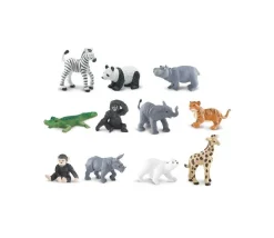 11 Animaux Sauvages ZOO dans un tube de rangement