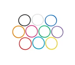 10 Anneaux 14 cm pour jeux de lancer