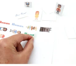 65 autocollants blancs 38.1 x 21.2 mm étiquettes à imprimer