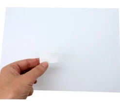 65 autocollants blancs 38.1 x 21.2 mm étiquettes à imprimer