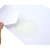 6 autocollants hexagones 95 mm blancs à imprimer sur feuille A4