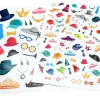 120 autocollants stickers accessoires vestimentaires