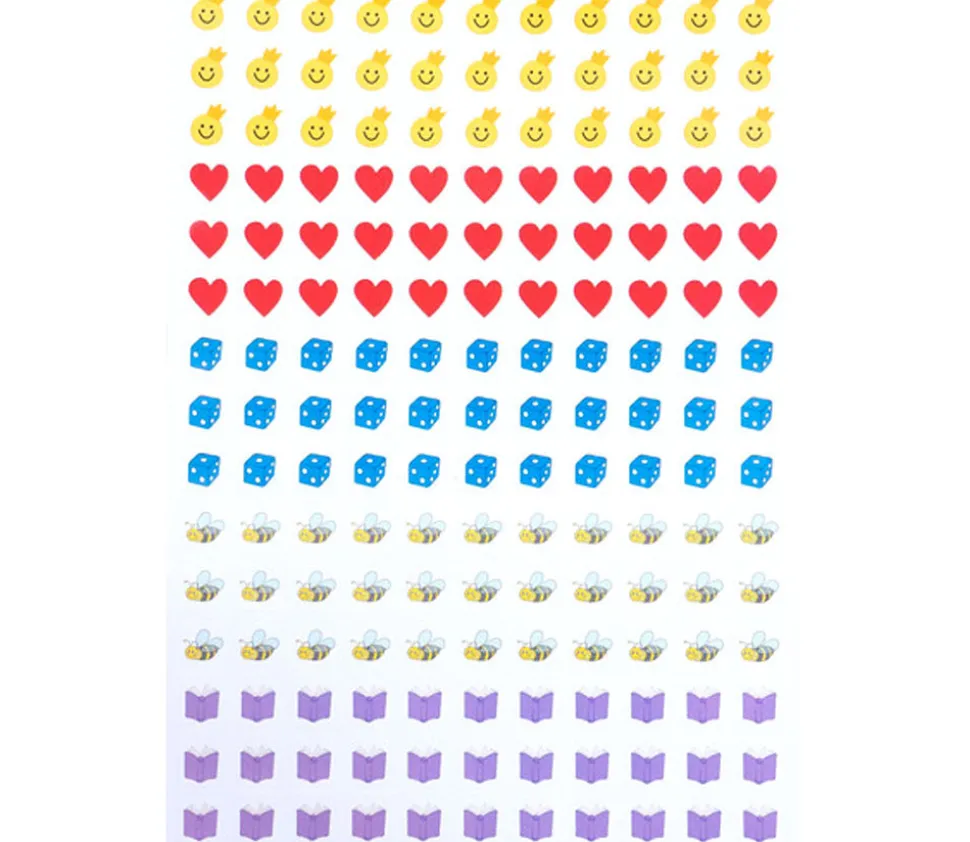 660 autocollants stickers symboles