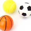 3 Balles Ø 7 cm - mini ballon foot, basket et tennis