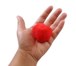 24 balles pompons geants 4.5 cm - éponges jeu / déco / bombes à eau