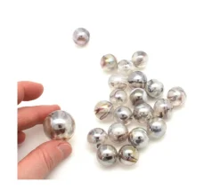 20 Billes blanc nacré PUMA pour jeu 16 mm + 1 calot