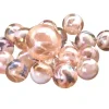 20 Billes flamant rose 16 mm + 1 calot 25 mm -