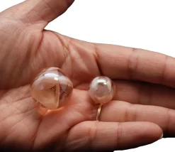 20 Billes flamant rose 16 mm + 1 calot 25 mm -