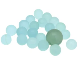 20 Billes givrées 16 mm + 1 calot 25 mm -