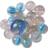 20 Billes ours blanc 16 mm + 1 calot 25 mm -