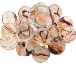 20 Billes Panda roux 16 mm + 1 calot 25 mm -