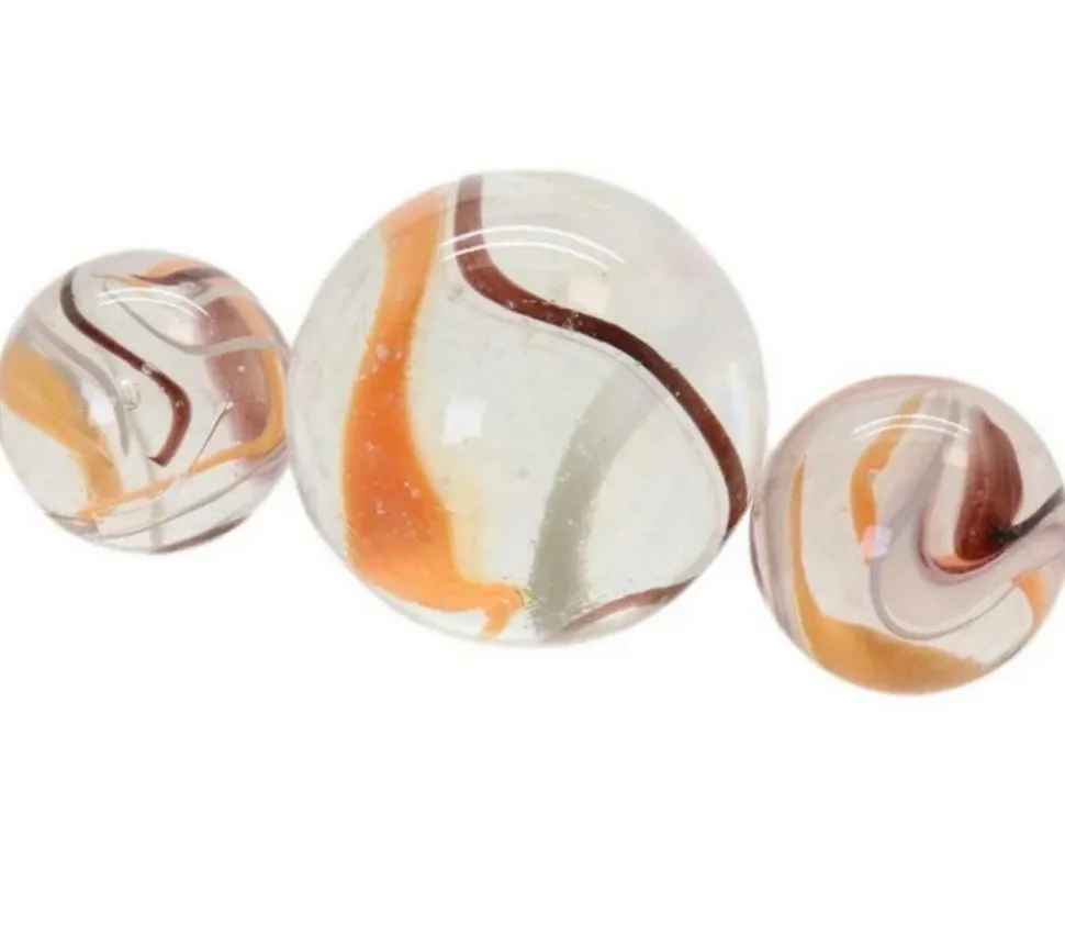 20 Billes Panda roux 16 mm + 1 calot 25 mm -