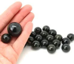 20 Billes Panthère noires avec liseret + 1 calot