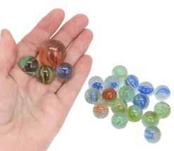 20 Billes série Papillon pour jeu 16 mm + 1 calot