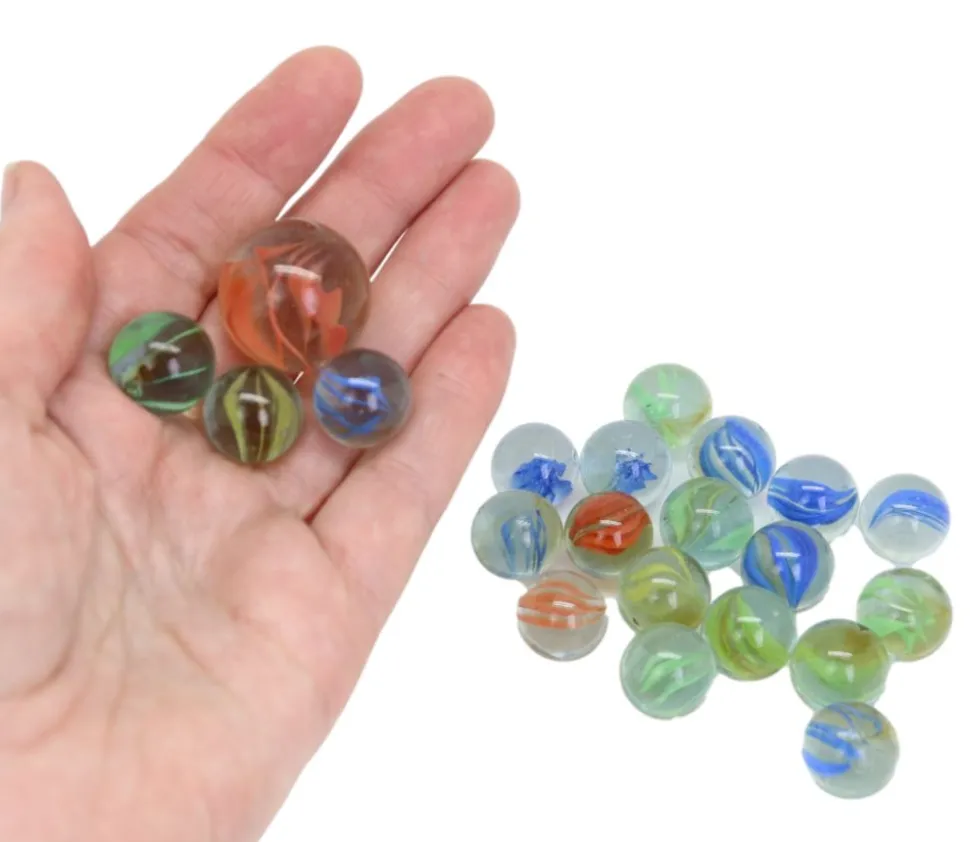 20 Billes série Papillon pour jeu 16 mm + 1 calot