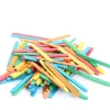 100 bâtonnets esquimaux colorés 7.5 cm bois bricolage et jeux