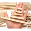 200 buchettes 2.4 à 15 cm bois naturel bricolage et jeux