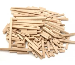 200 buchettes 2.4 à 15 cm bois naturel bricolage et jeux