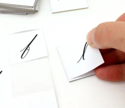 48 Carrés autocollants blancs 35 mm étiquettes