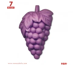 24 Cartes 11.5 cm pour dés à personnaliser et jeux : points chiffres, fruits, sport et formes géométriques