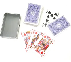 54 cartes internationales 100 % plastique Lonfield dans boite plastique