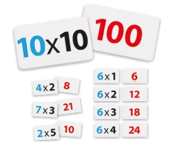 100 cartes multiplications - Apprendre les tables de multiplication