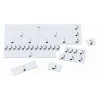 34 cartes notes magnétiques pour apprentissage musique