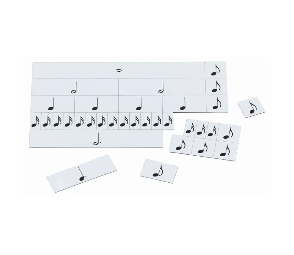 34 cartes notes magnétiques pour apprentissage musique