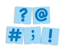 35 cartes tactiles Lettres A à Z majuscule/minuscule + signes ponctuation