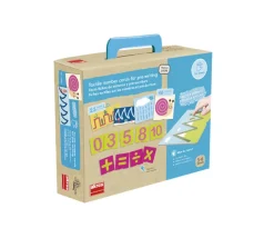 23 cartes tactiles relief tracés, nombres et signes mathématiques