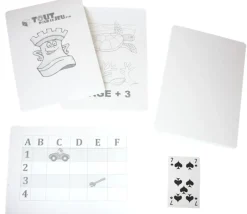 30 cartes ultra géantes blanches 210x150 mm A5
