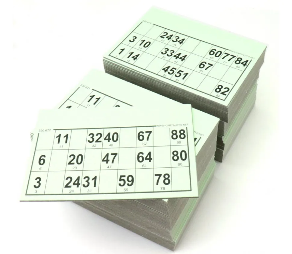 125 Cartons loto carton rigides format standard