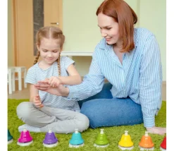 8 cloches d'éveil musical arc-en-ciel