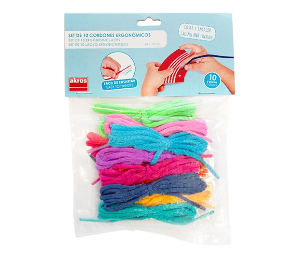 10 cordons lacets pour laçage de 100 cm