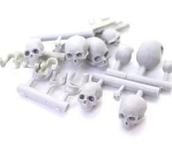 12 cranes à peindre de 0.3 à 1 cm modélisme