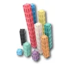 100 cubes encastrables multicolores 2 cm - bois recyclé