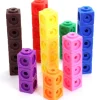 100 cubes mathlinks 2 cm clips encastrables emboitables math
