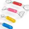 4 cuillères doseuses mesures fractions colorées