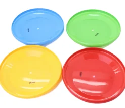 4 disques Frisbees de 18 cm