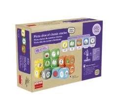 15 Dés à jouer images 3.5 cm - Picto-dés contes classiques