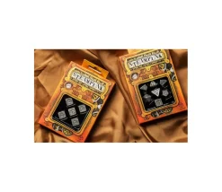 5 Dés en métal d6 style steampunk 16 mm