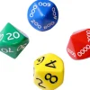 4 dés JUMBO unité, dizaine, centaine, millier 10 faces