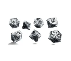 7 dés métal multi-faces Call of Cthulhu - COC