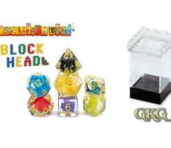 7 dés multifaces bloc de construction