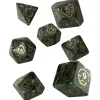 7 dés multifaces dragon Nephrite