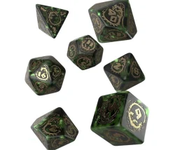 7 dés multifaces dragon Nephrite