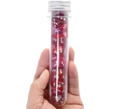 8 dés multi-faces Nebula rouge/violet LAB dice 6 chessex